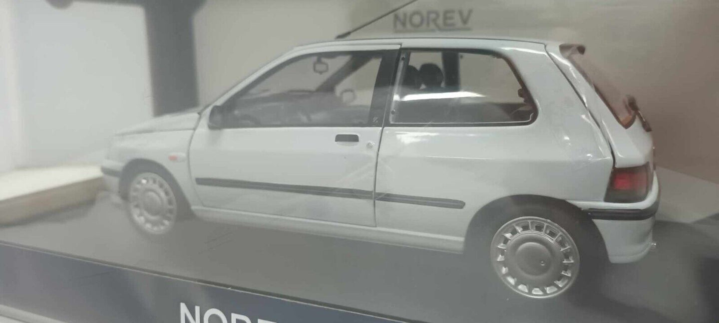 Renault Clio 16S 1991 Glacier White Norev 1:18 Bianco Nuovo 185251 GM Shop