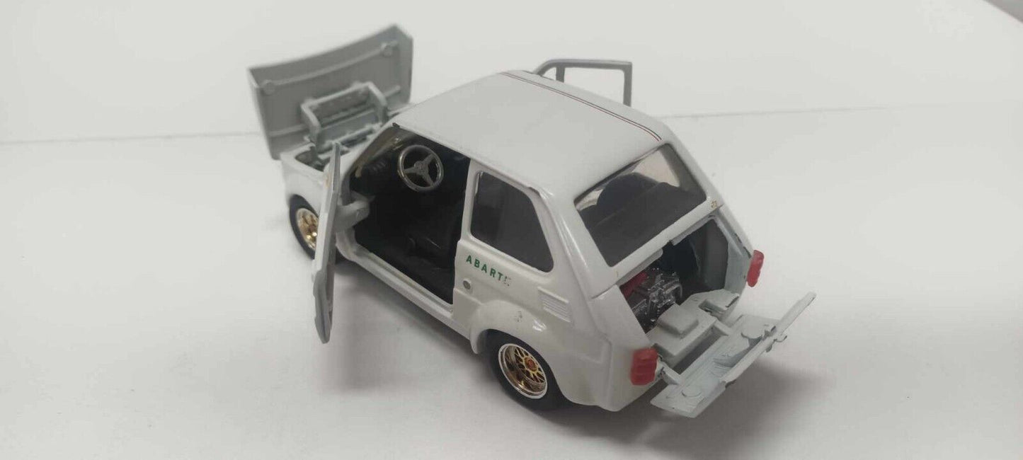 Fiat 126 Modificata Abarth Polistil Made In Italy 1:24 Usato 1/24