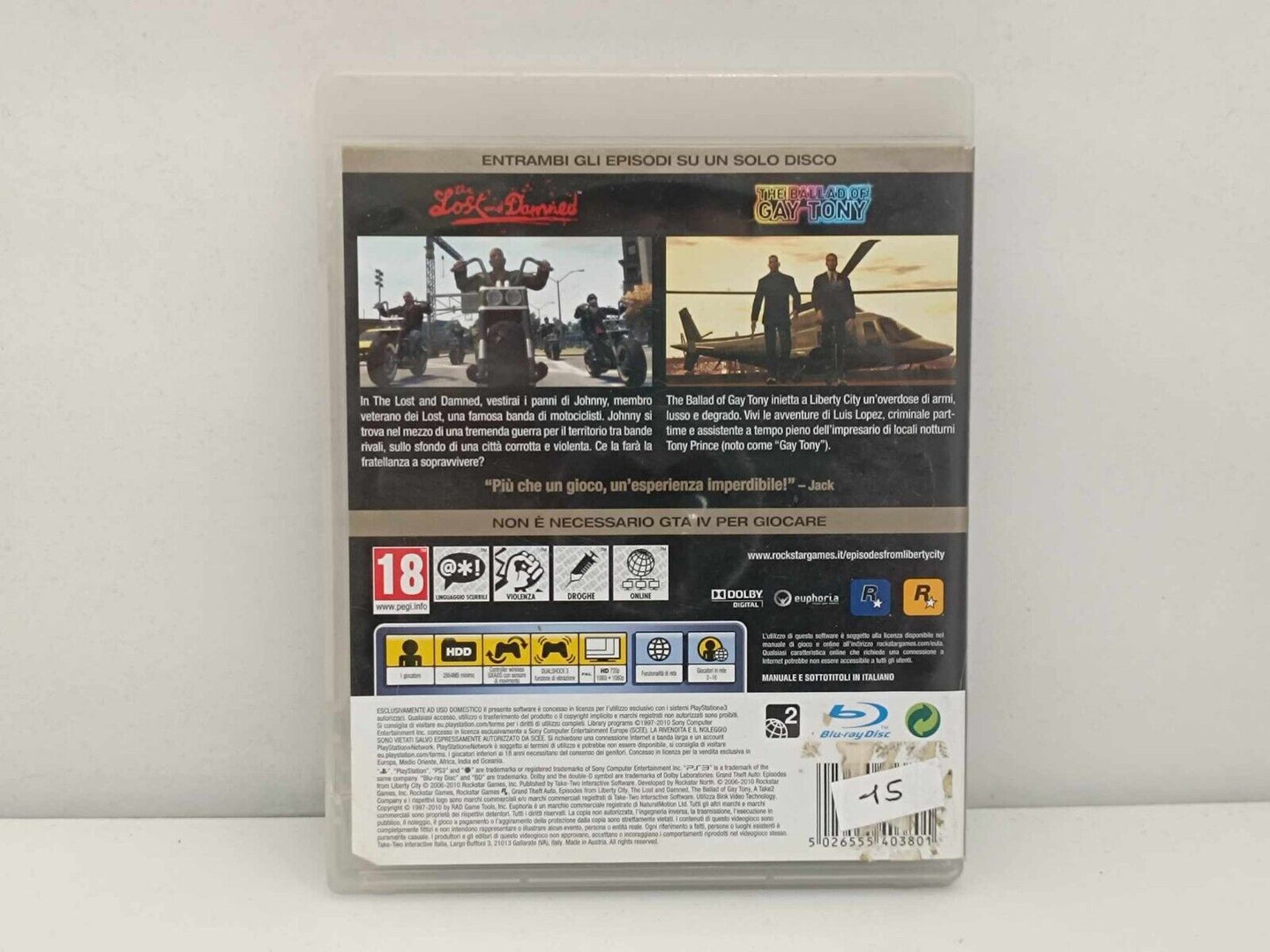 Grand Theft Auto (Episodes From Liberty City) - Ps3 GM Shop