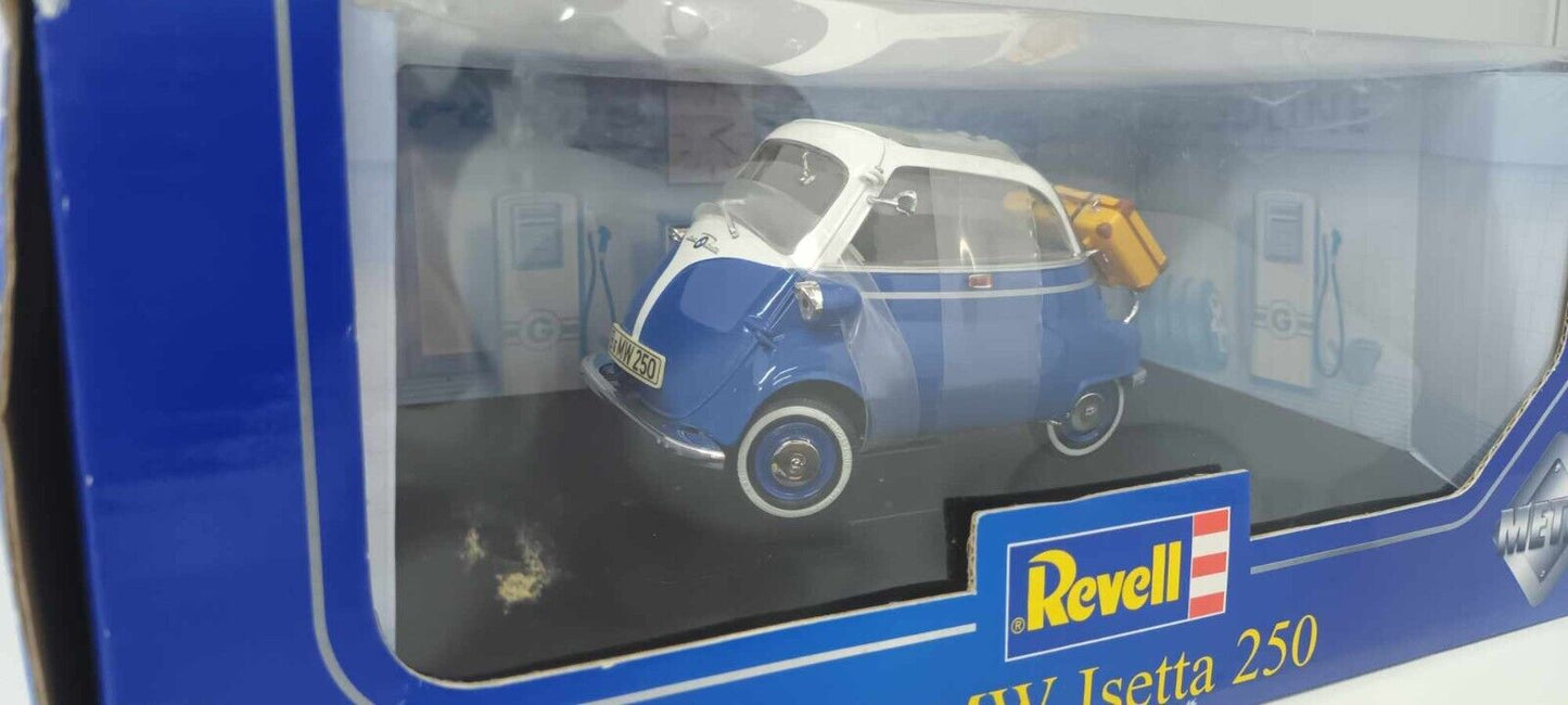 BMW Isetta 250 1959 Revell 1/18 Blu Usato + Box