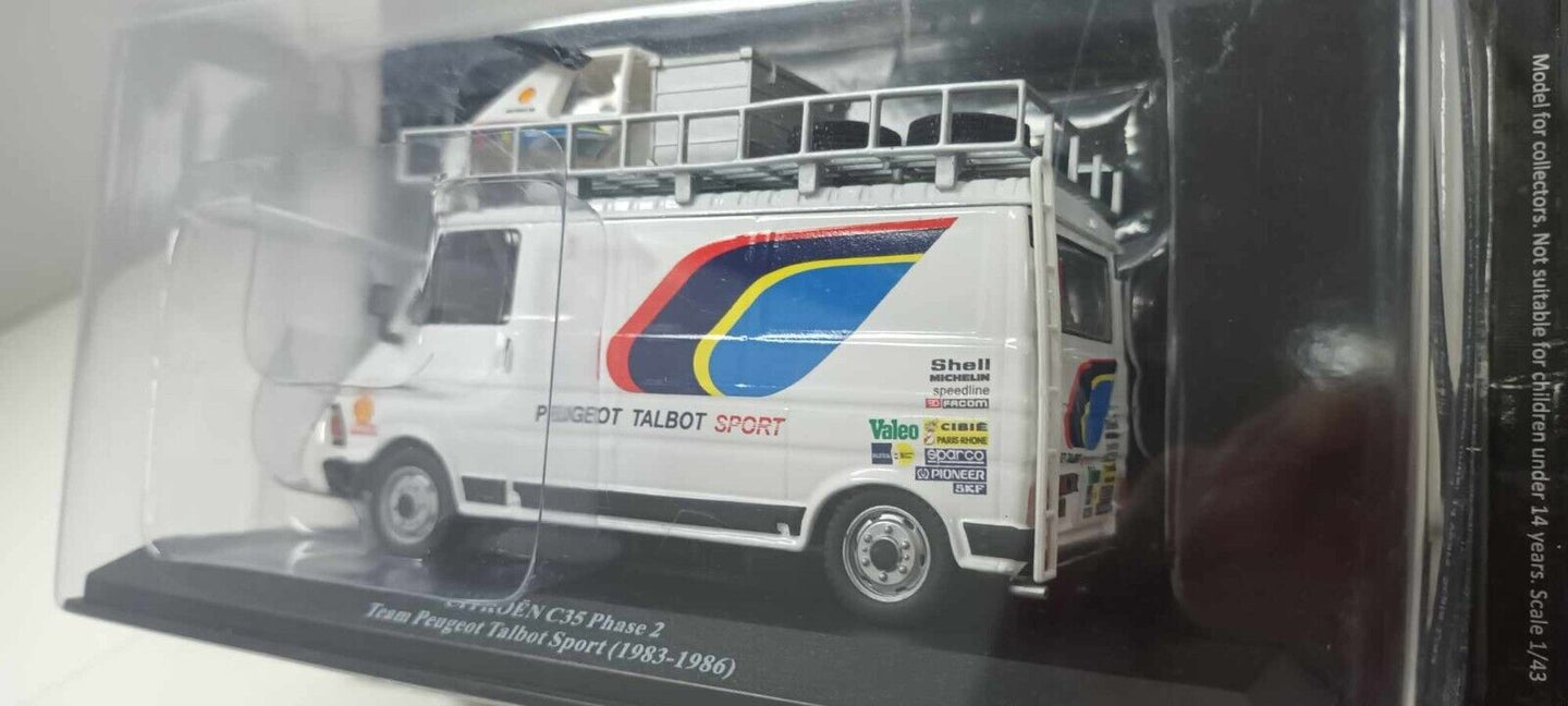Citroen C35 Phase 2 Team Peugeot Talbot Sport 1983-1986 Edicola 1:43 Rally