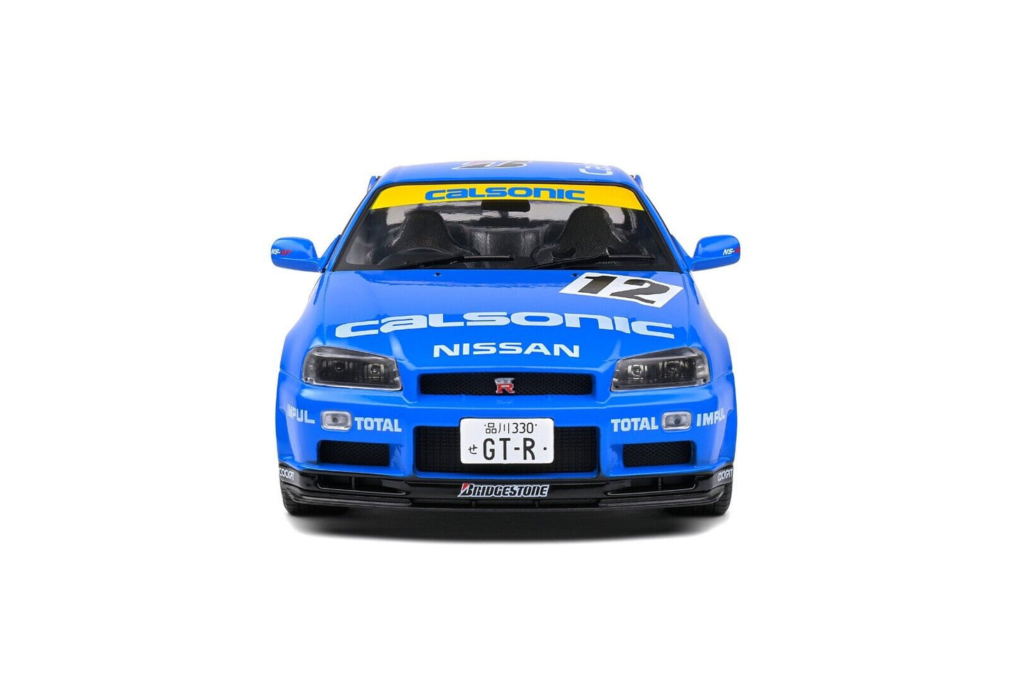 Nissan Skyline GT-R R34 R 34 Streetfighter 2000 Calsonic Solido 1:18 Nuovo 1/18