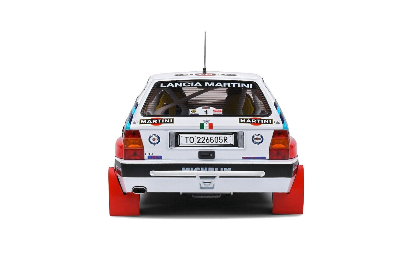 Lancia Delta HF Integrale Safari Rallye Kenya 1991 Recalde Christie Solido 1:18