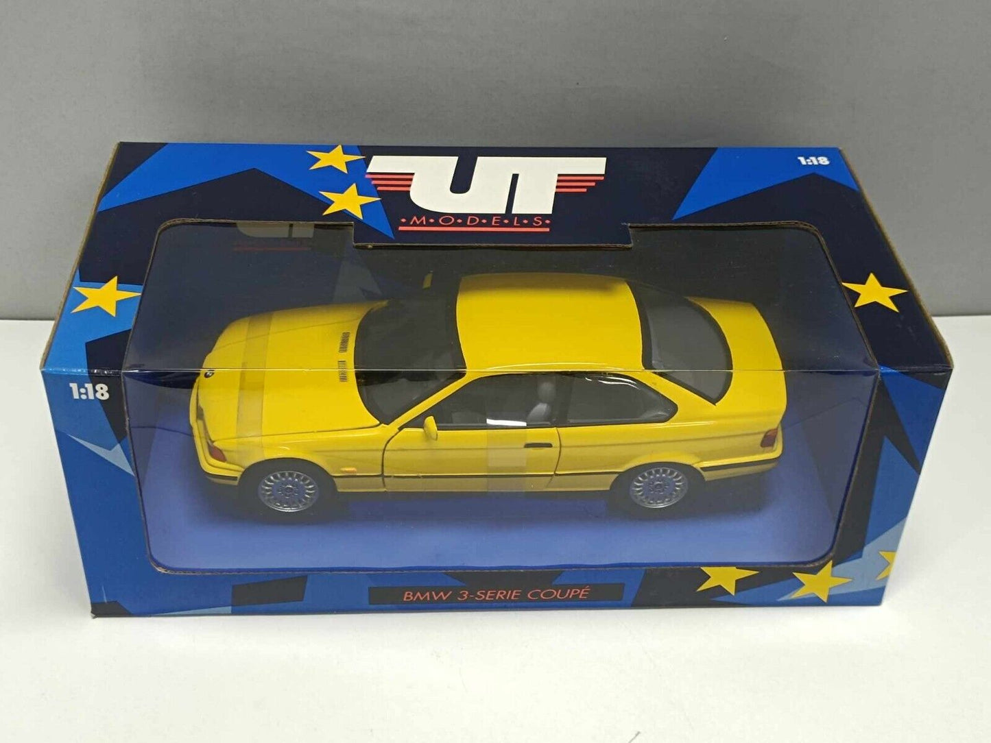 BMW Serie 3 Series Coupé UT Models 1:18 Giallo Yellow Usato + Box 1/18