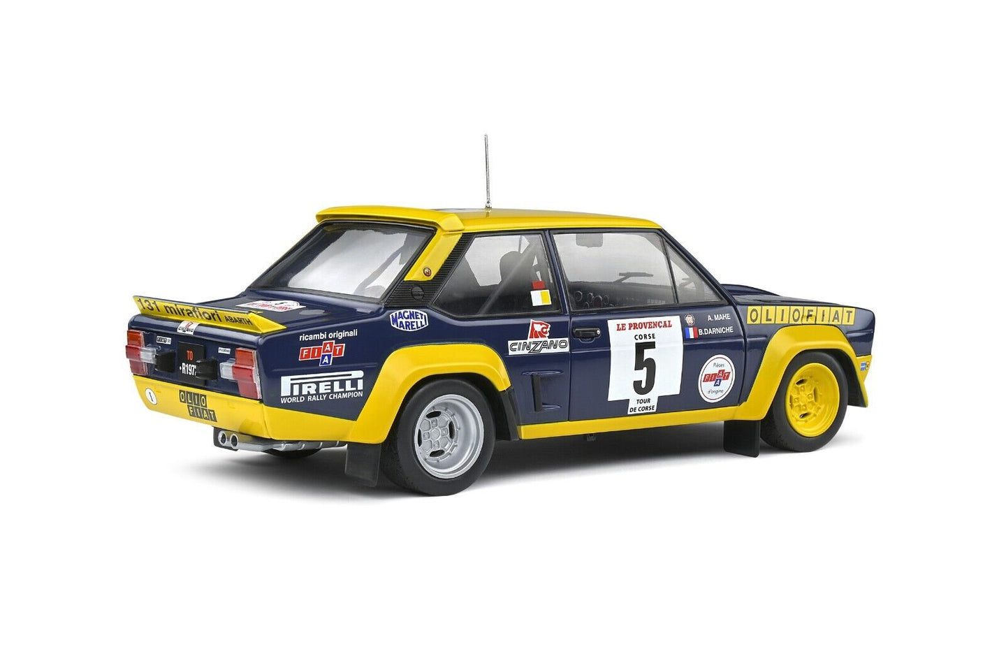 Fiat 131 Abarth TDC 77 Darniche #5 Olio Fiat Solido 1:18 Nuovo 1/18