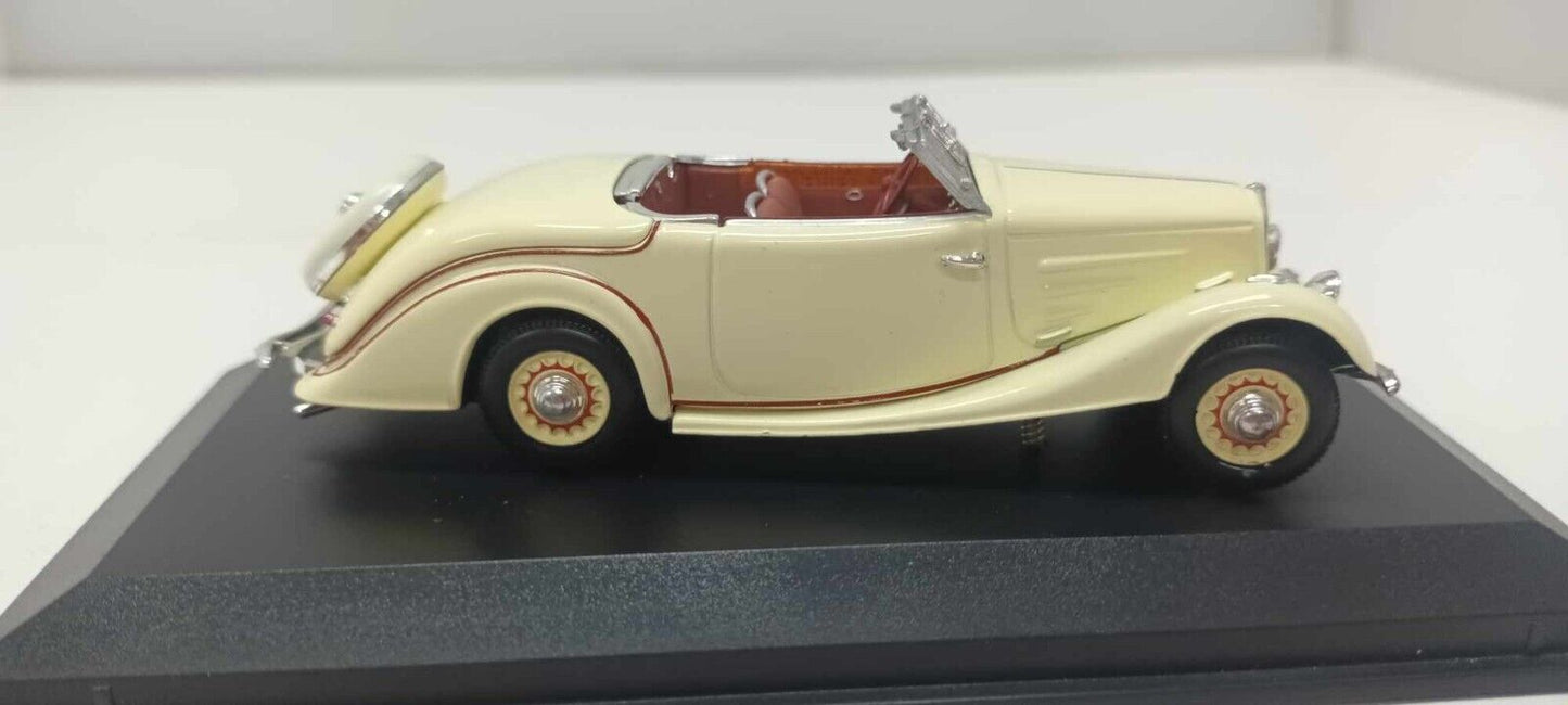 Peugeot 401 Eclipse Cabriolet 1935 Norev 1:43 Cream Crema Usato + Teca