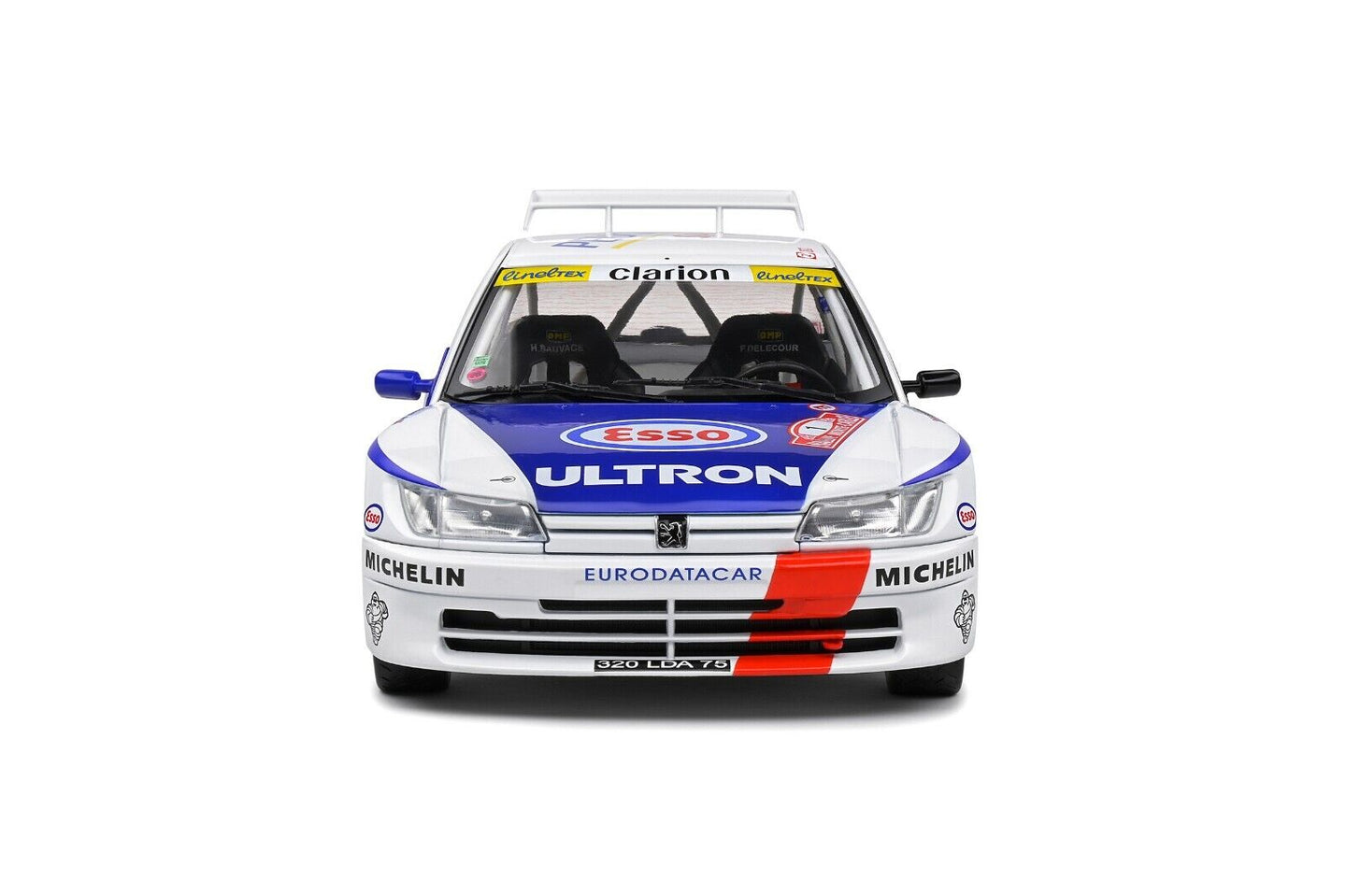 Peugeot 306 Maxi Rally Montecarlo 1996 F. Delecour - H. Sauvage #1 Solido 1:18