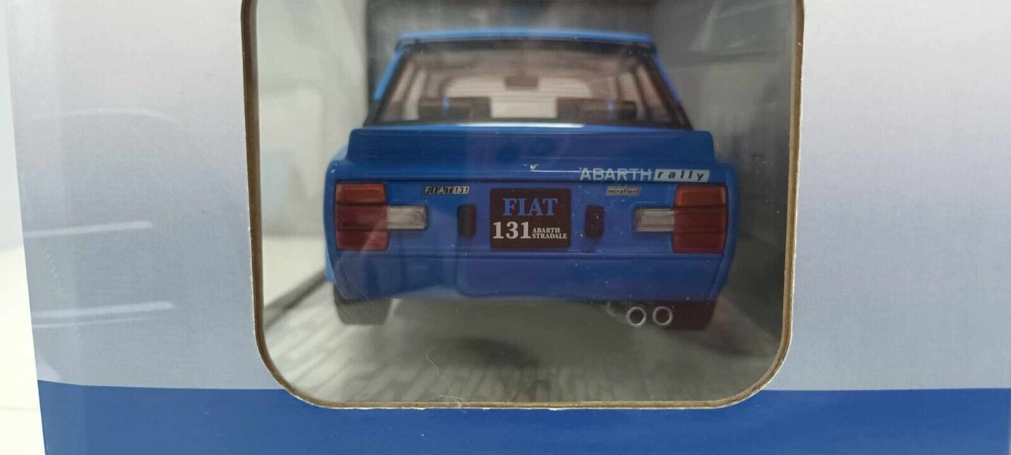 Fiat 131 Abarth Stradale 1980 Blu Blue Solido 1:18 Nuovo 1/18