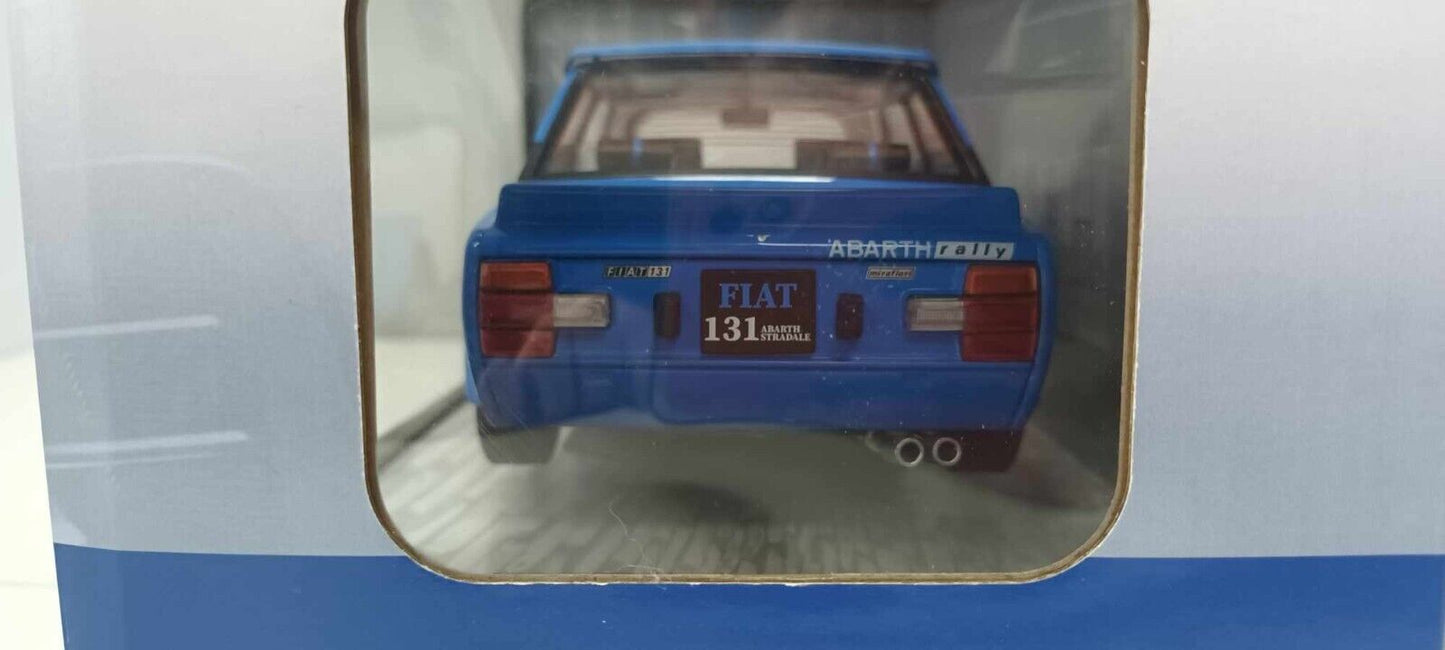 Fiat 131 Abarth Stradale 1980 Blu Blue Solido 1:18 Nuovo 1/18