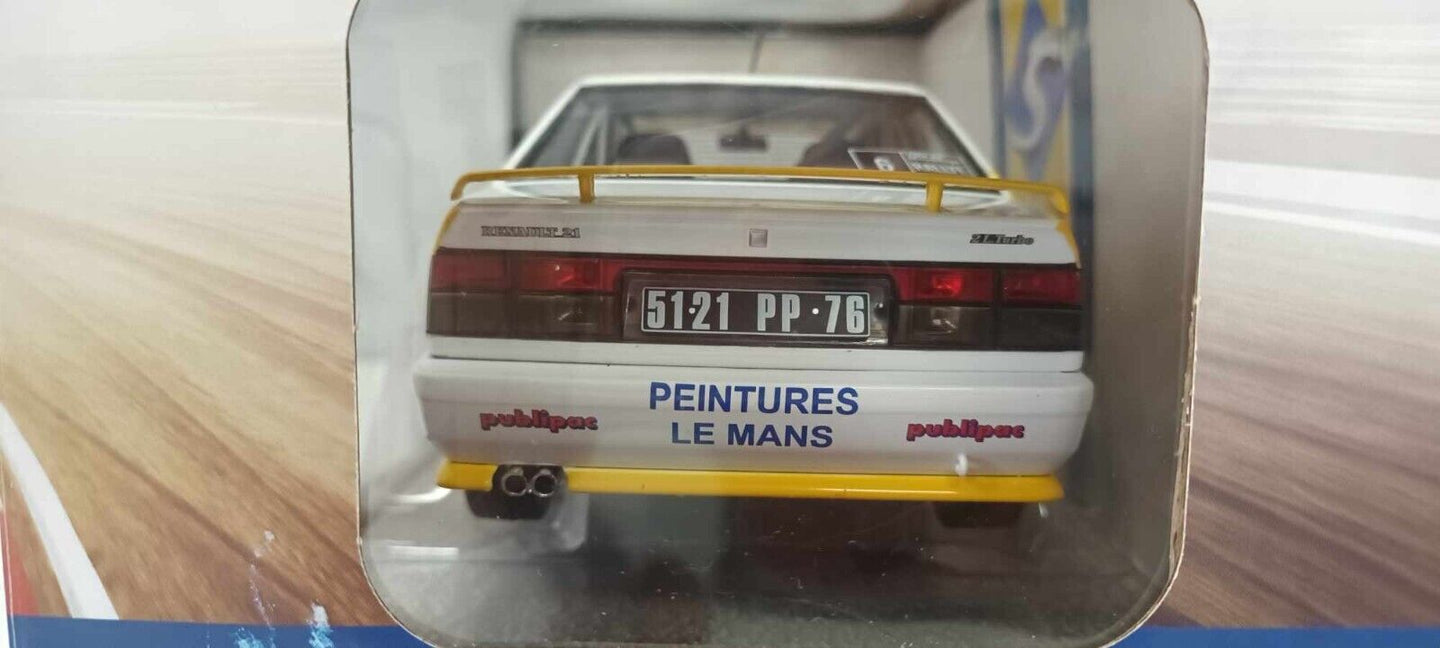 Renault 21 Turbo GrA Rallye Charlemagne 1991 Rats - Menard #6 Solido 1:18 Nuovo
