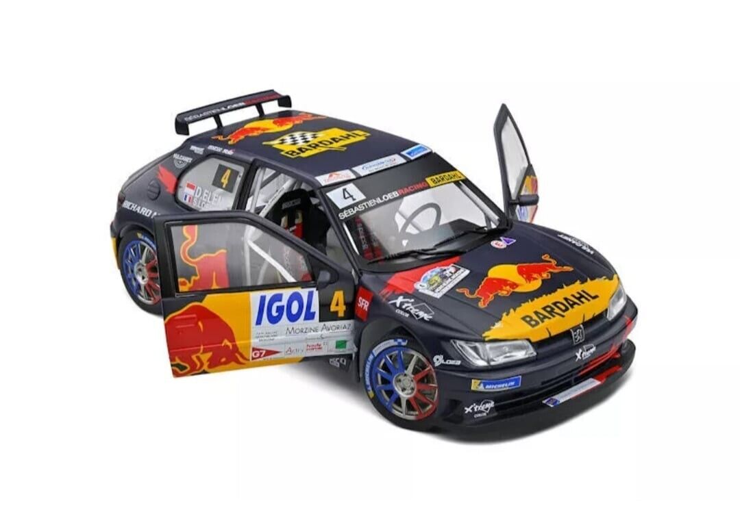 Peugeot 306 Maxi Rally Du Mont Blanc 2021 Loeb / Elena #4 Solido 1:18 Nuovo 1/18