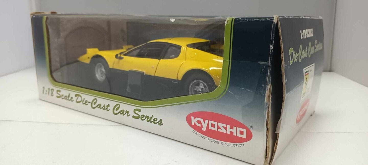 Ferrari 512BB 512 BB Giallo Yellow Kyosho 1:18 Usato + Box 1/18