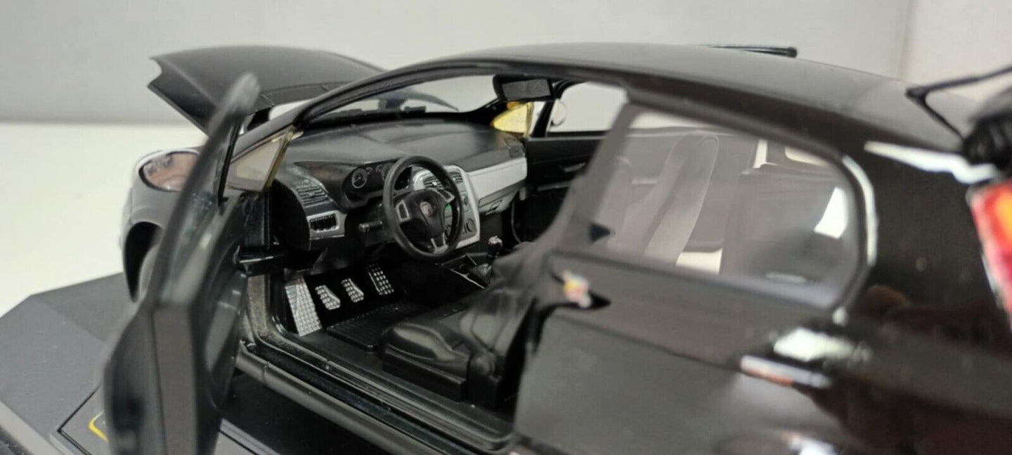 Fiat Abarth Grande Punto Nero Black Motorama 1:24 Usato + Box 1/24 Very Rare 