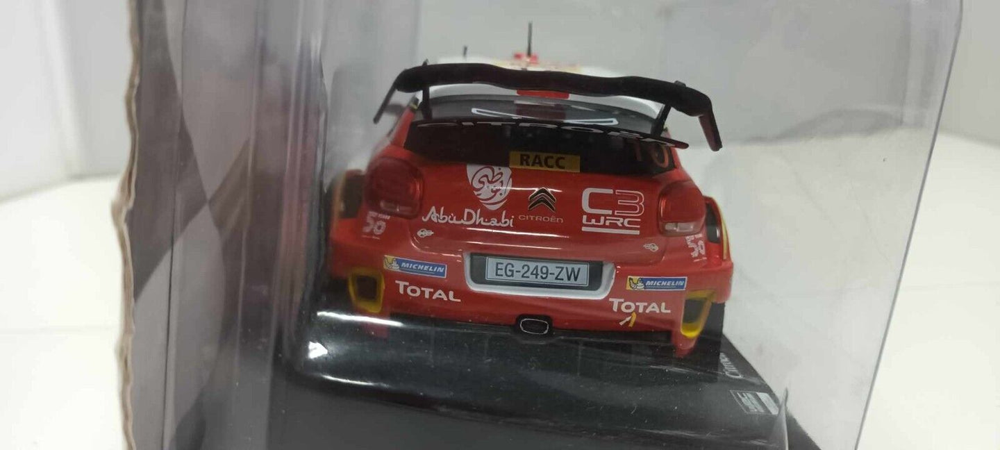 Citroen C3 WRC 2018 Loeb - Elena RallyRACC Catalunya-Costa Daurada Edicola 1:24