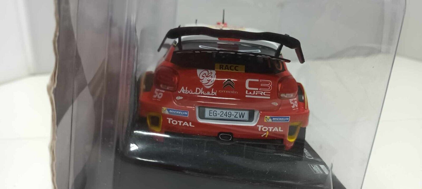 Citroen C3 WRC 2018 Loeb - Elena RallyRACC Catalunya-Costa Daurada Edicola 1:24
