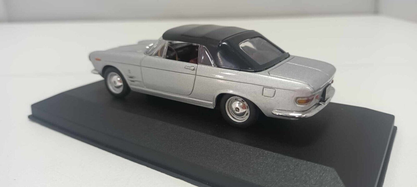 Fiat 2300 S Cabriolet Starline Models 1:43 Silver Usato + Teca + Basetta