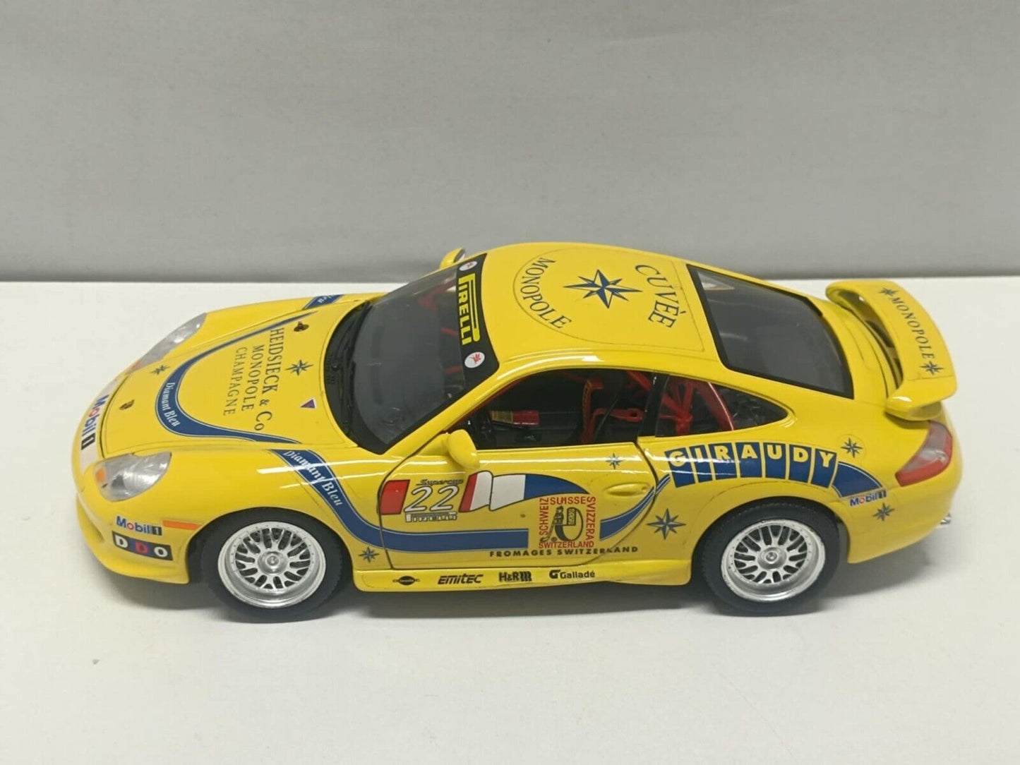 Porsche 911 GT3 CUP #22 - Burago 1:18 Usato + Box Made in Italy 1/18