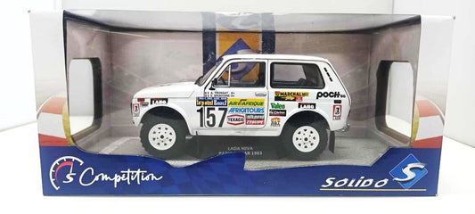 Lada Niva Paris Dakar 1983 Trossat / Briavoine #157 Solido 1:18 Nuovo 1/18