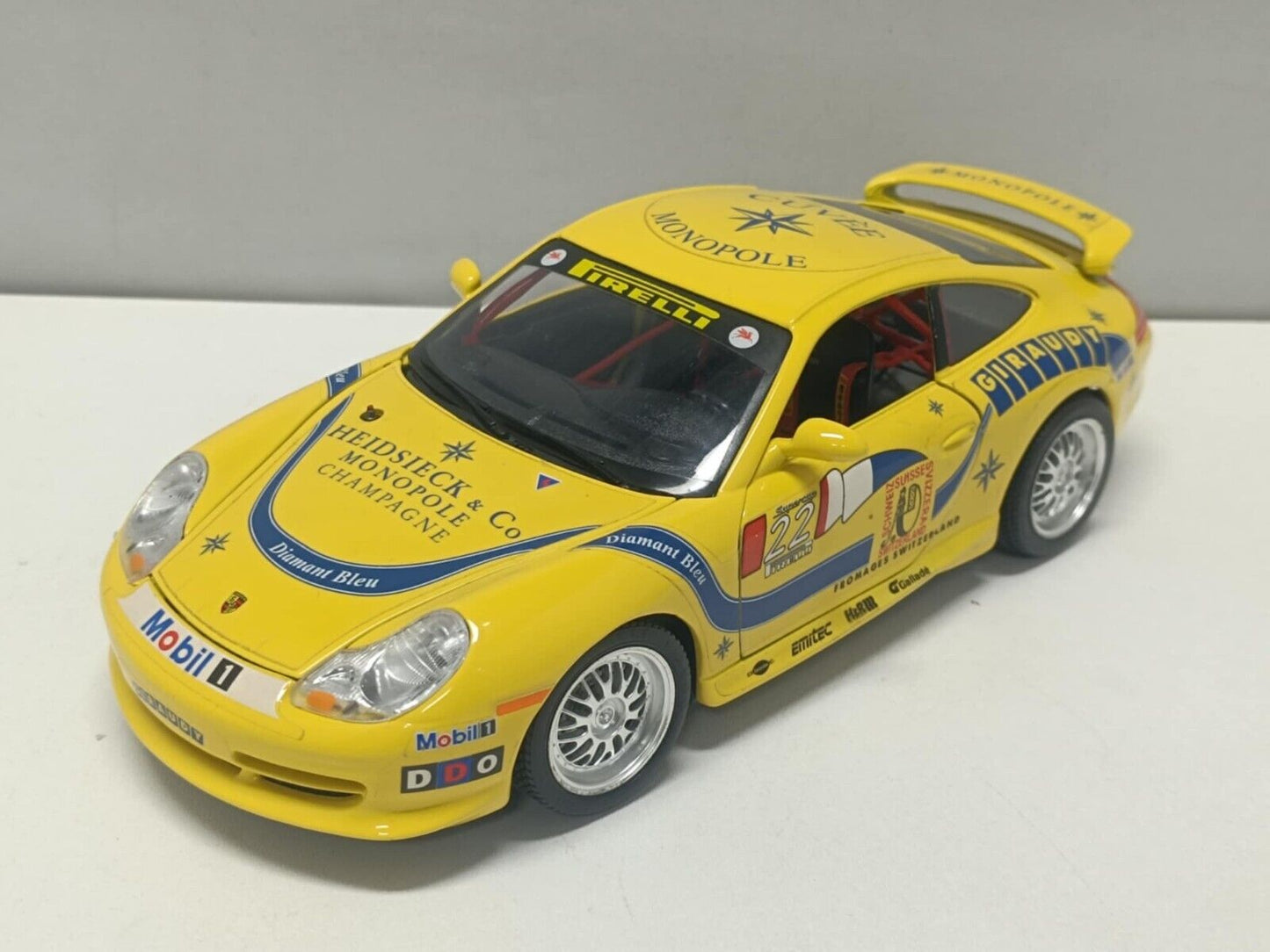Porsche 911 GT3 CUP #22 - Burago 1:18 Usato + Box Made in Italy 1/18