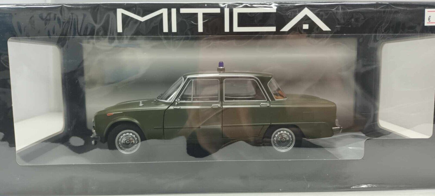 Alfa Romeo Giulia 1.6 Ti 1963 Carabinieri Roma Pronto Intervento Mitica 1:18