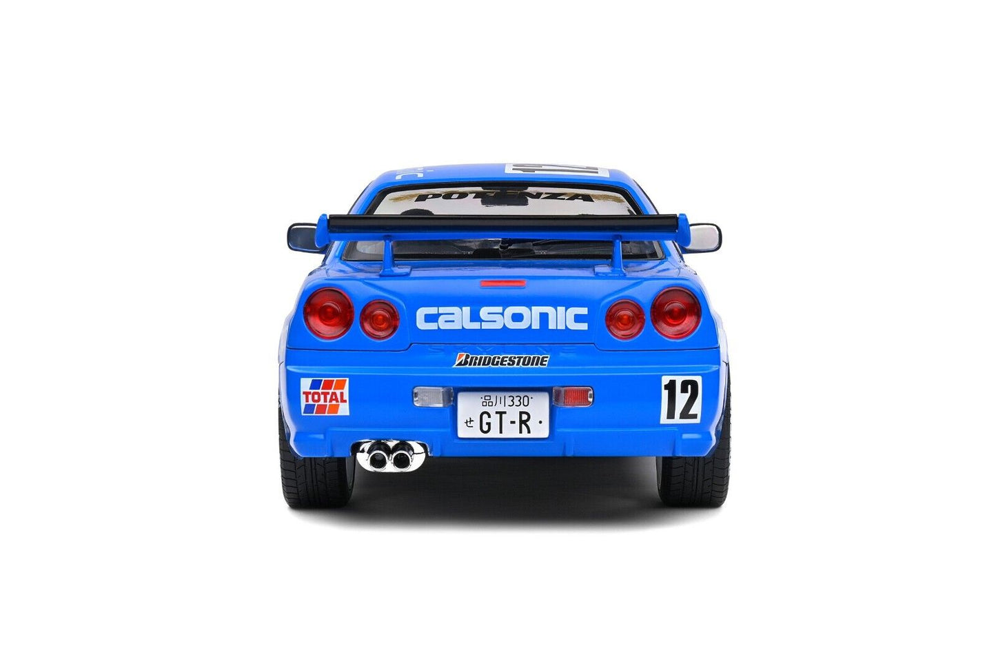 Nissan Skyline GT-R R34 R 34 Streetfighter 2000 Calsonic Solido 1:18 Nuovo 1/18
