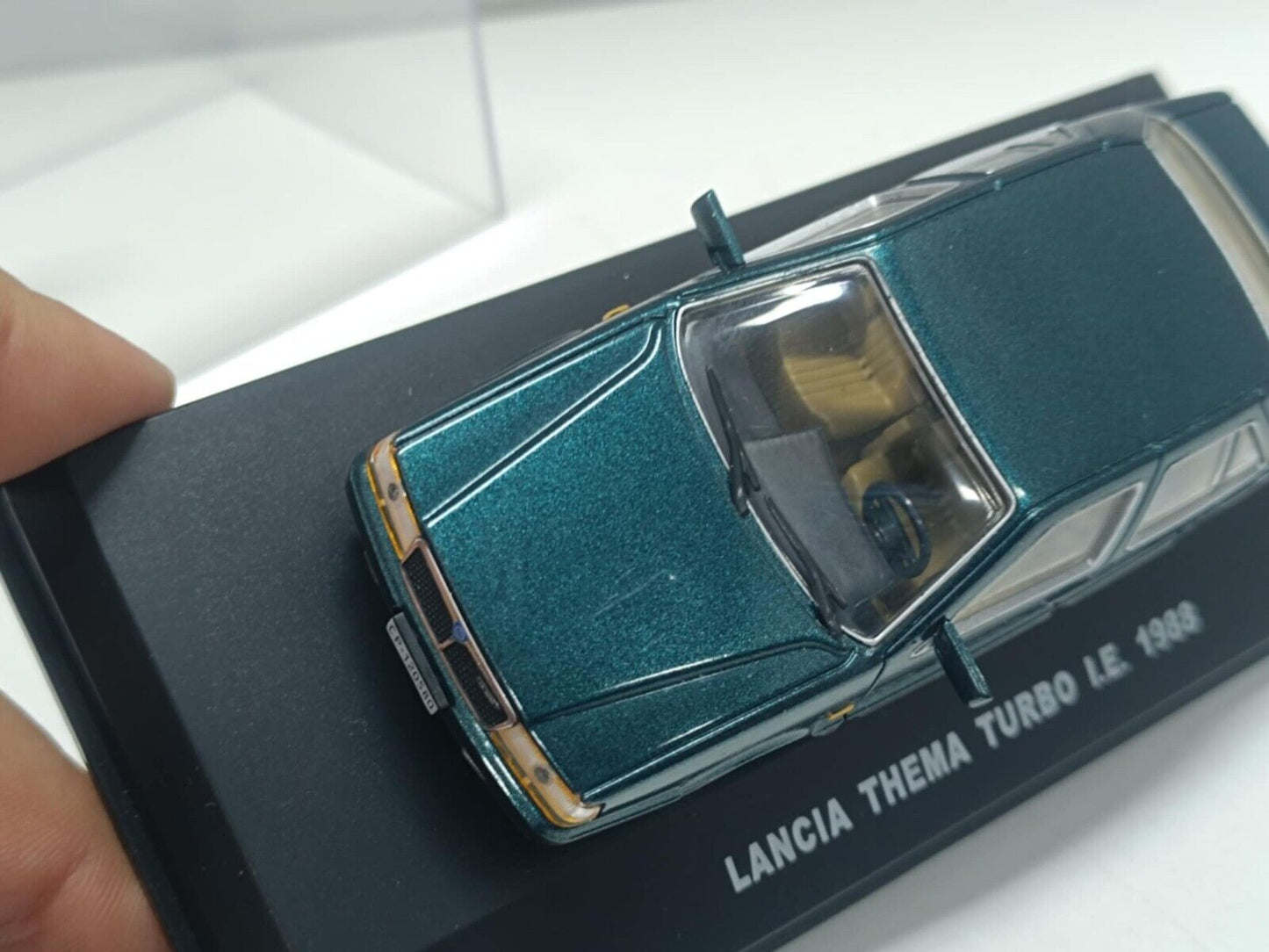 Lancia Thema Turbo i.e. 1988 Verde Met Edison Serie Oro 1:43  Usato + Box