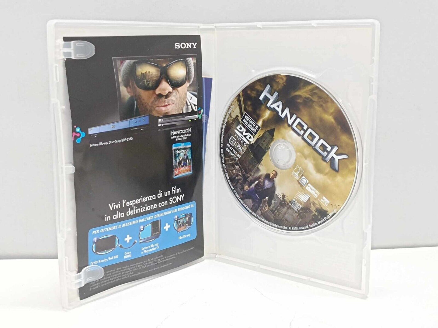 Hancock Film DVD Italiano Usato Ita Will Smith Charlize Theron