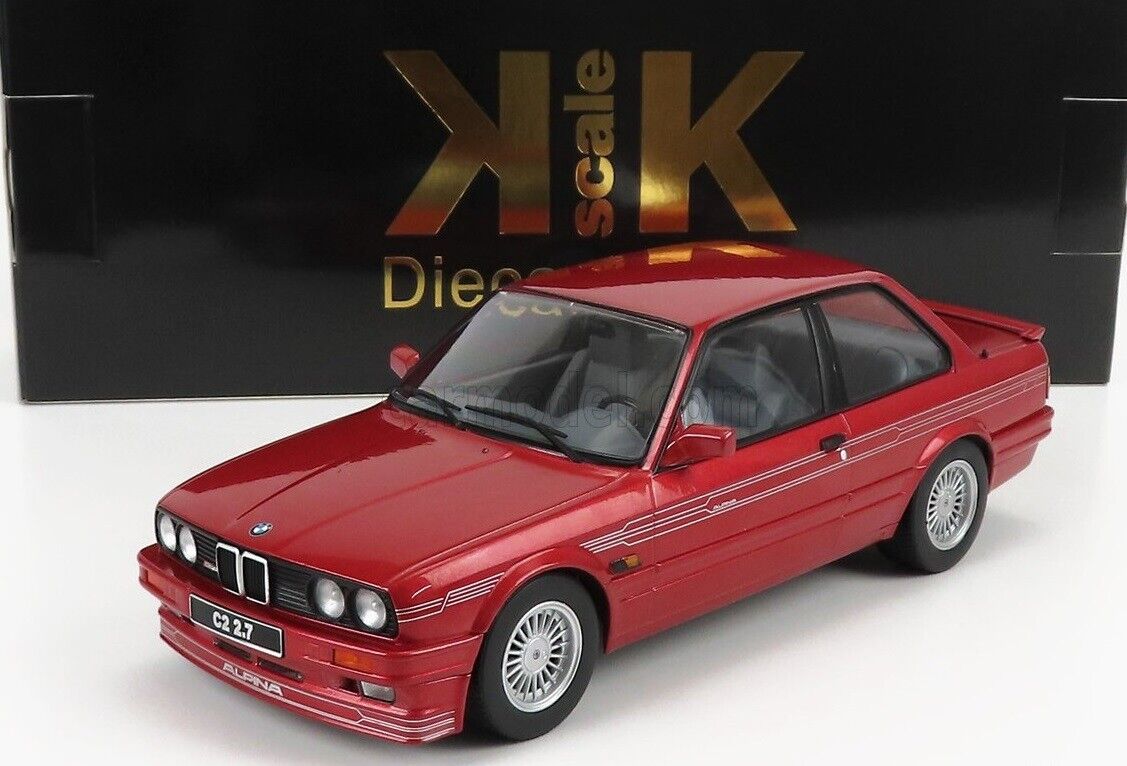BMW Serie 3 Alpina 3 Series E30 C2 - 2.7 - 1988 Red Met KK Scale 1:18 Nuovo 1/18