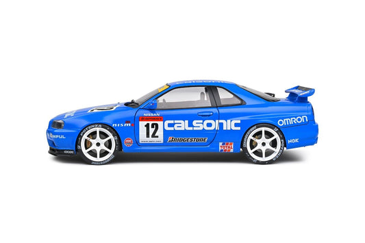 Nissan Skyline GT-R R34 R 34 Streetfighter 2000 Calsonic Solido 1:18 Nuovo 1/18
