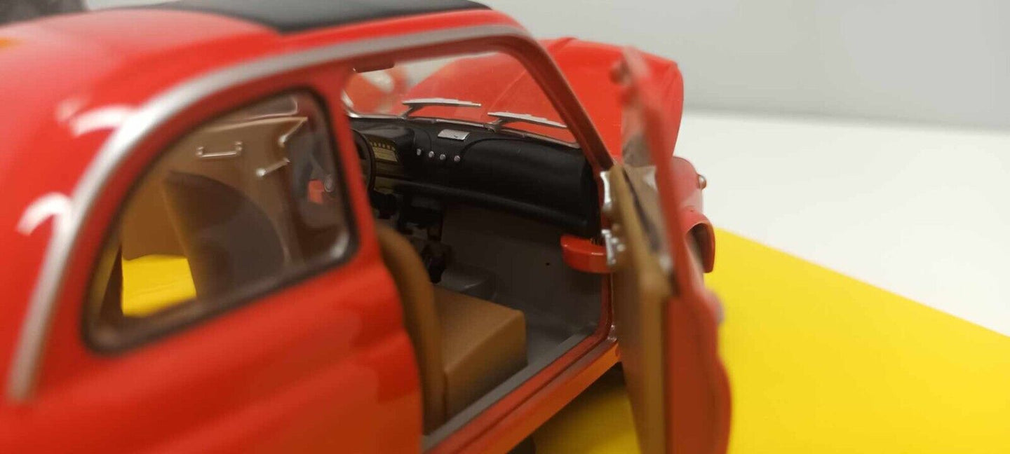 Set Fiat 500 Coppia Nuova + Antica Rosso Motorama 1:24 Usato + Box GM Shop