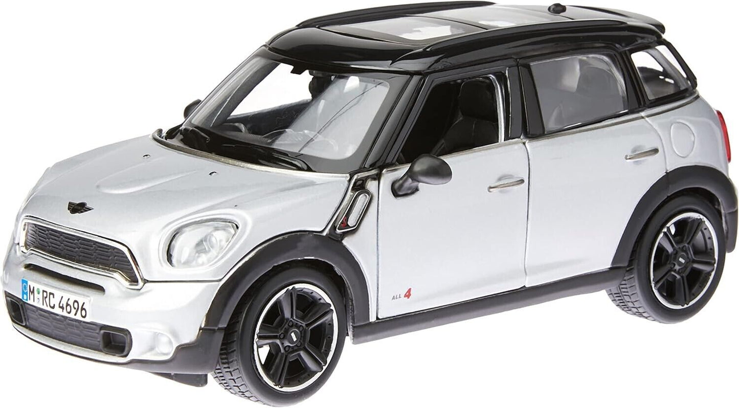 Mini Countryman Silver Black Maisto 1:24 Nuovo 1/24