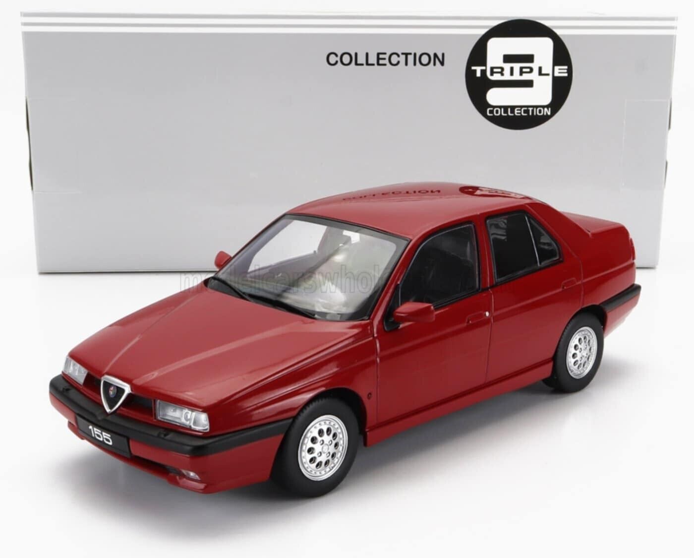 Alfa Romeo 155 Rosso Alfa Red 1996 Triple 9 Nuovo 1:18