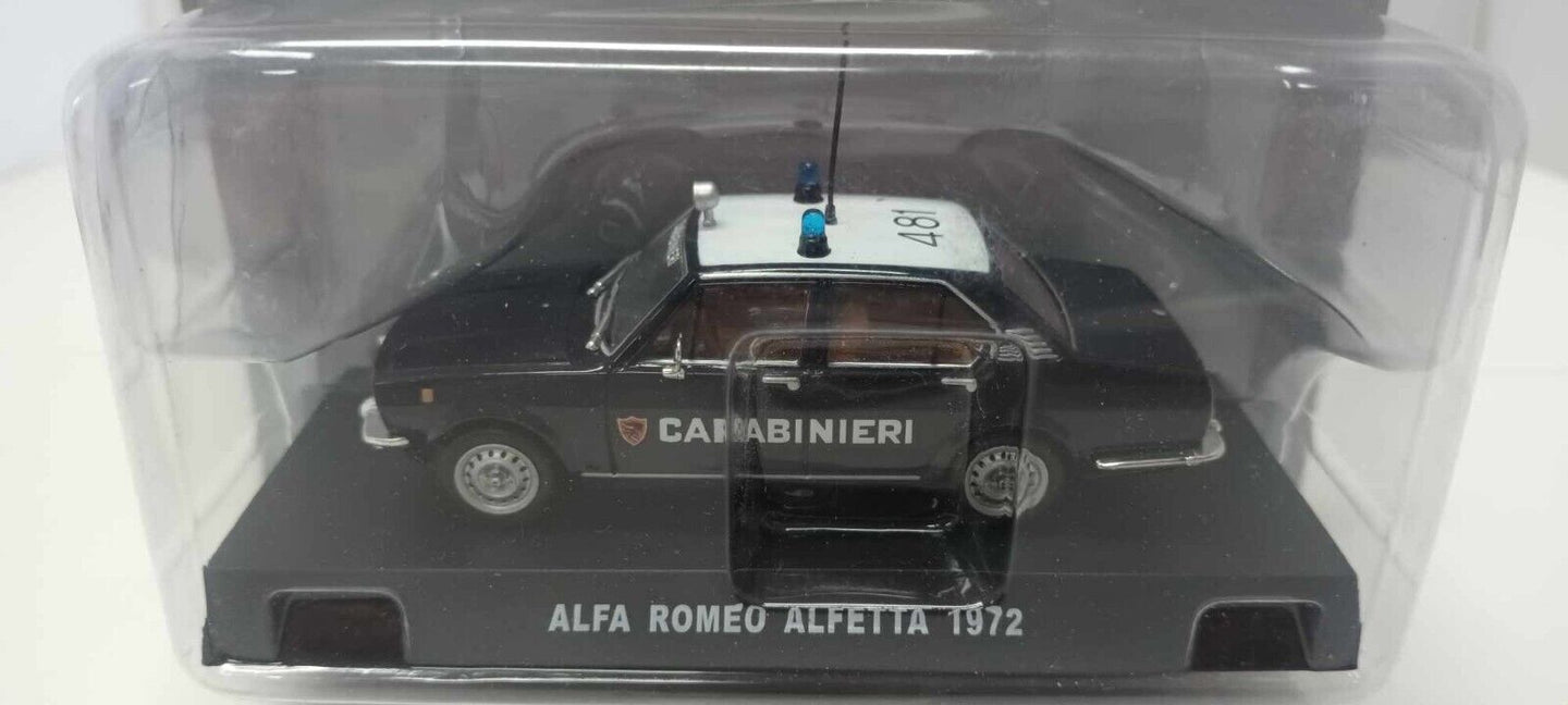 Alfa Romeo Alfetta 1972 Carabinieri Edicola Deagostini 1:43 Usato + Blister