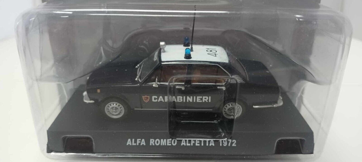 Alfa Romeo Alfetta 1972 Carabinieri Edicola Deagostini 1:43 Usato + Blister