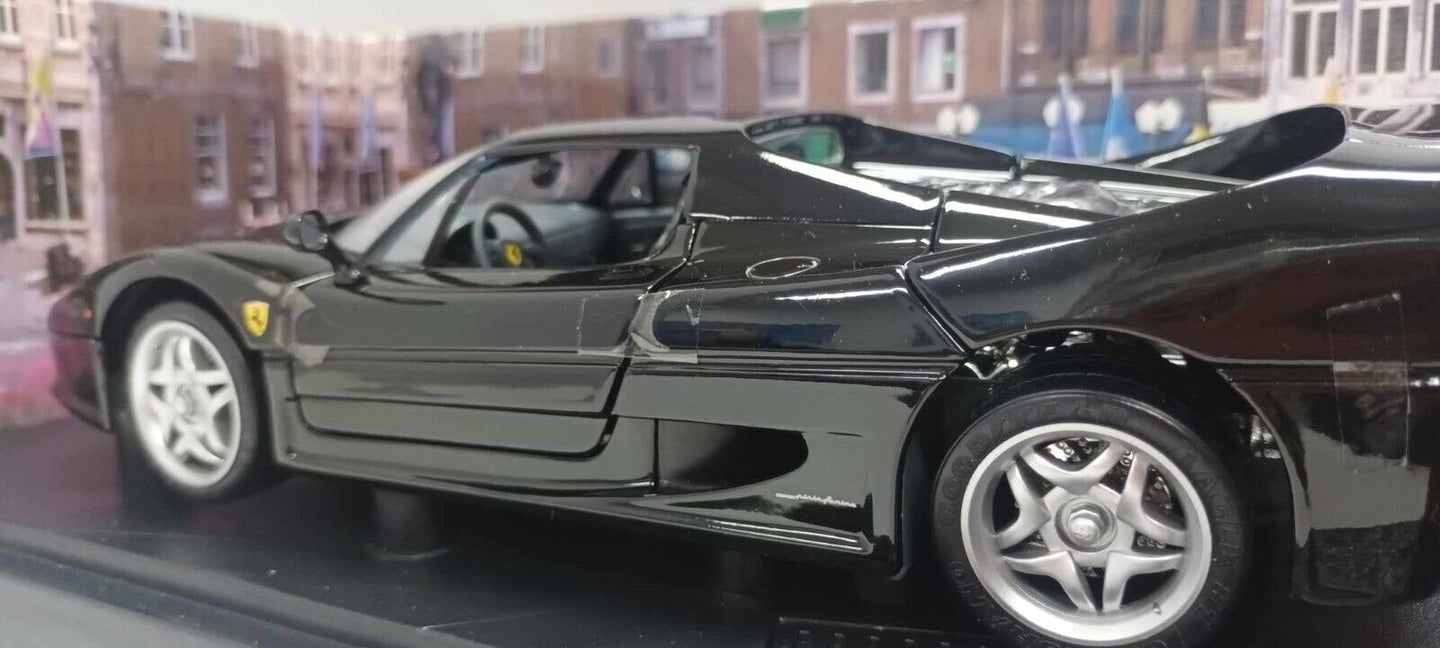 Ferrari F50 F 50 - 1995 Hard Top Nero Black Hot Wheels 1:18 Usato + Box 1/18