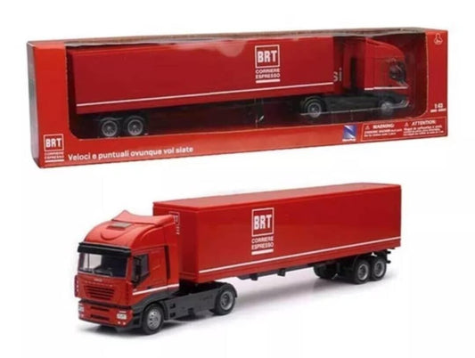 Iveco Stralis Container Camion Bartolini BRT - New Ray 1:43 Nuovo 1/43
