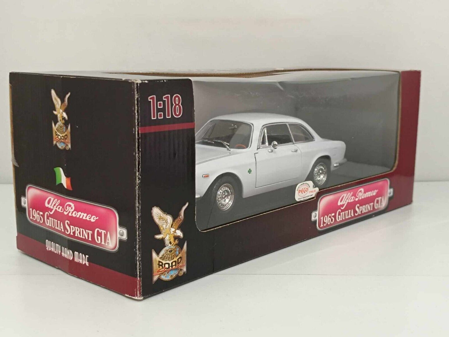 Alfa Romeo Giulia Sprint GTA 1965 - Road Signature 1:18 Very Rare Bianco GM Shop