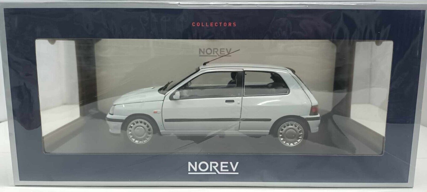 Renault Clio 16S 1991 Glacier White Norev 1:18 Bianco Nuovo 185251 GM Shop
