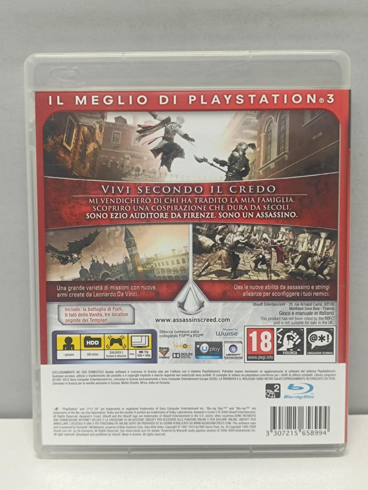 Assassin's Creed 2 Essentials Gioco PS3 Playstation 3 Usato PAL Italiano
