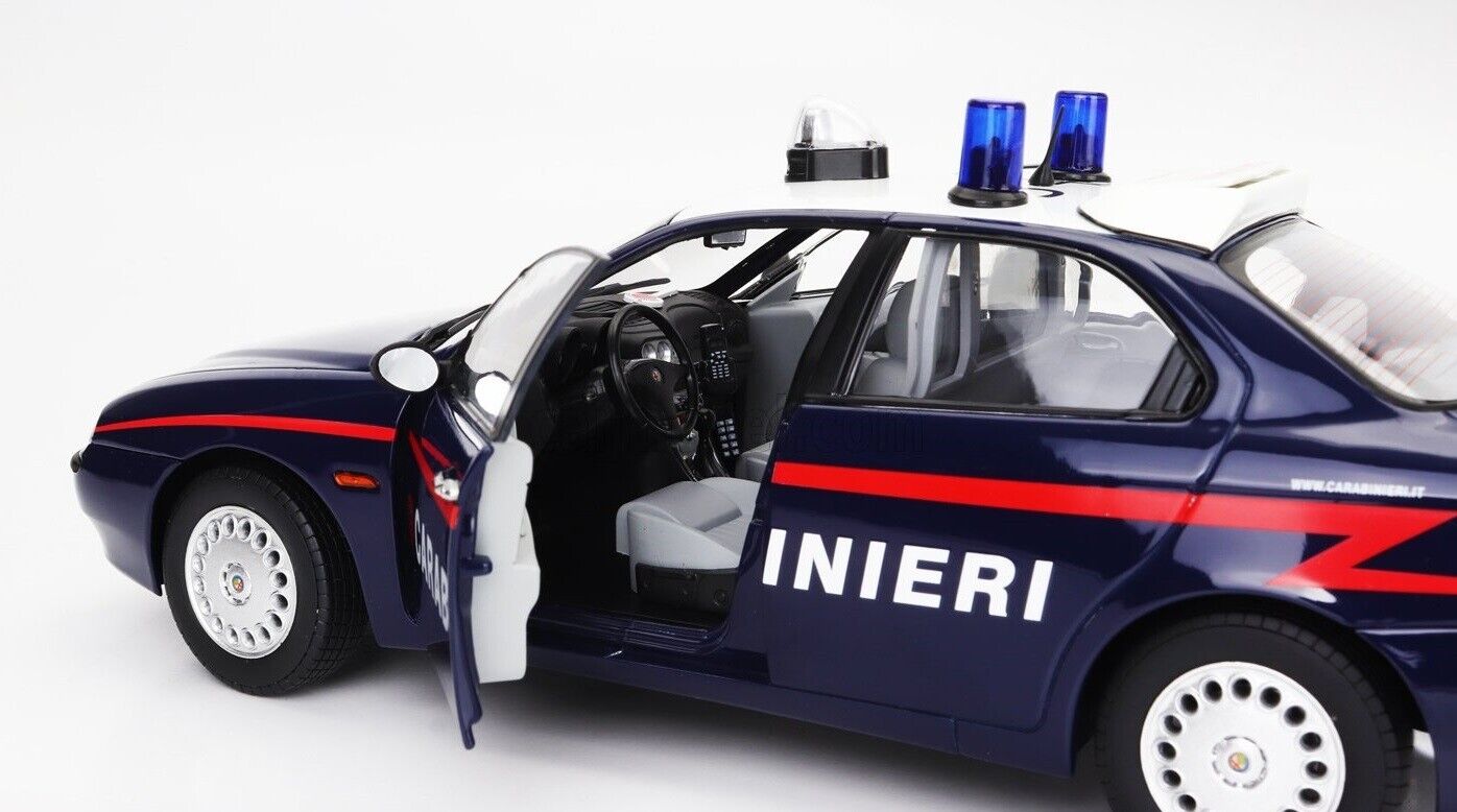 Alfa Romeo 156 2.0 Twin Spark Carabinieri Police 1997 Mitica 1:18 Nuovo 1/18
