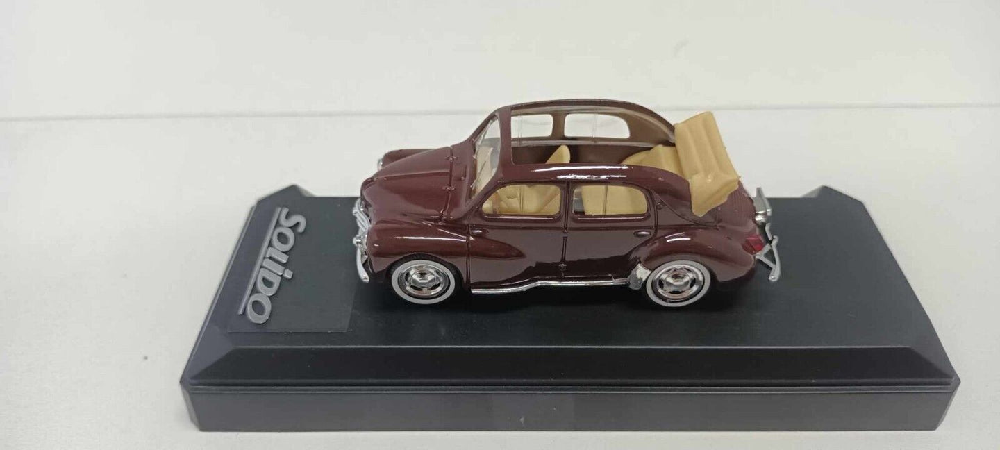 4538 Renault 4CV Decouvrable 4 CV Cabrio Solido 1:43 Miniature Usato + Teca Box