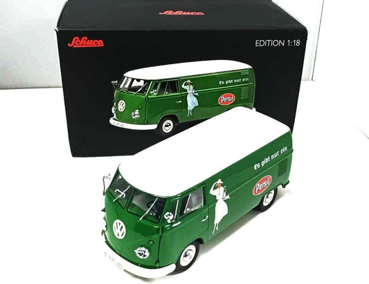 Volkswagen T1 Transporter Persil 1958 - 1963 Schuco 1/18 Verde  GM Shop