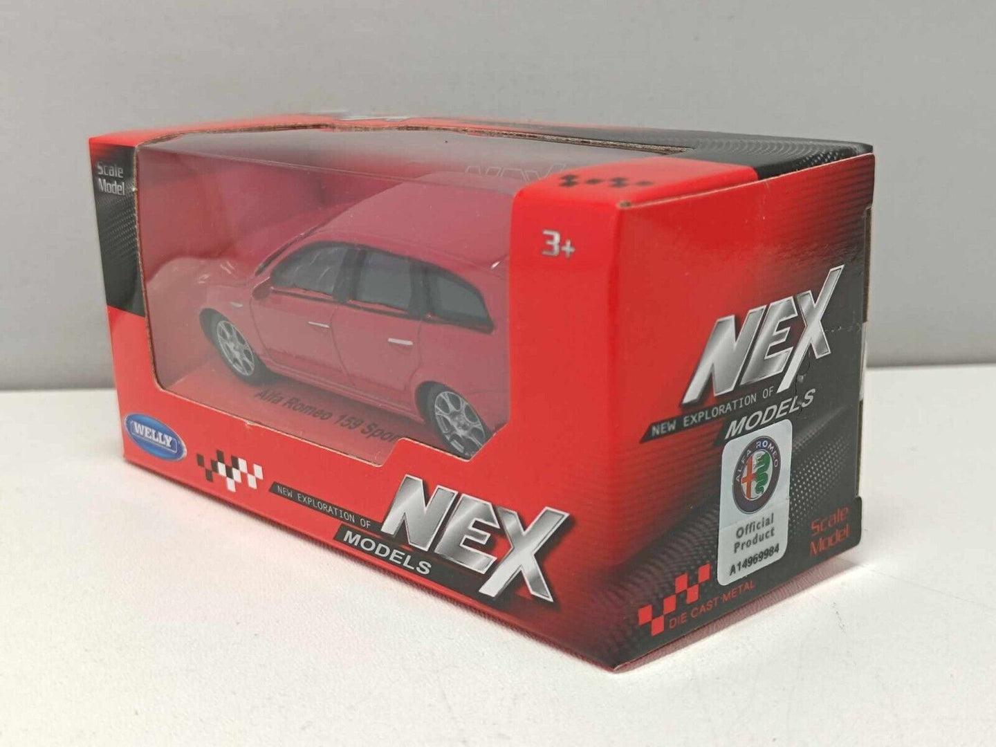 Alfa Romeo 159 Sportwagon 2006 Red Rosso Welly Nex 1:43 Nuovo