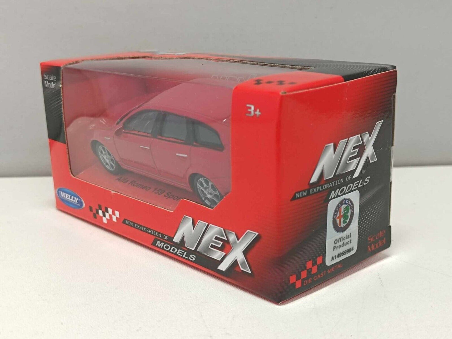 Alfa Romeo 159 Sportwagon 2006 Red Rosso Welly Nex 1:43 Nuovo