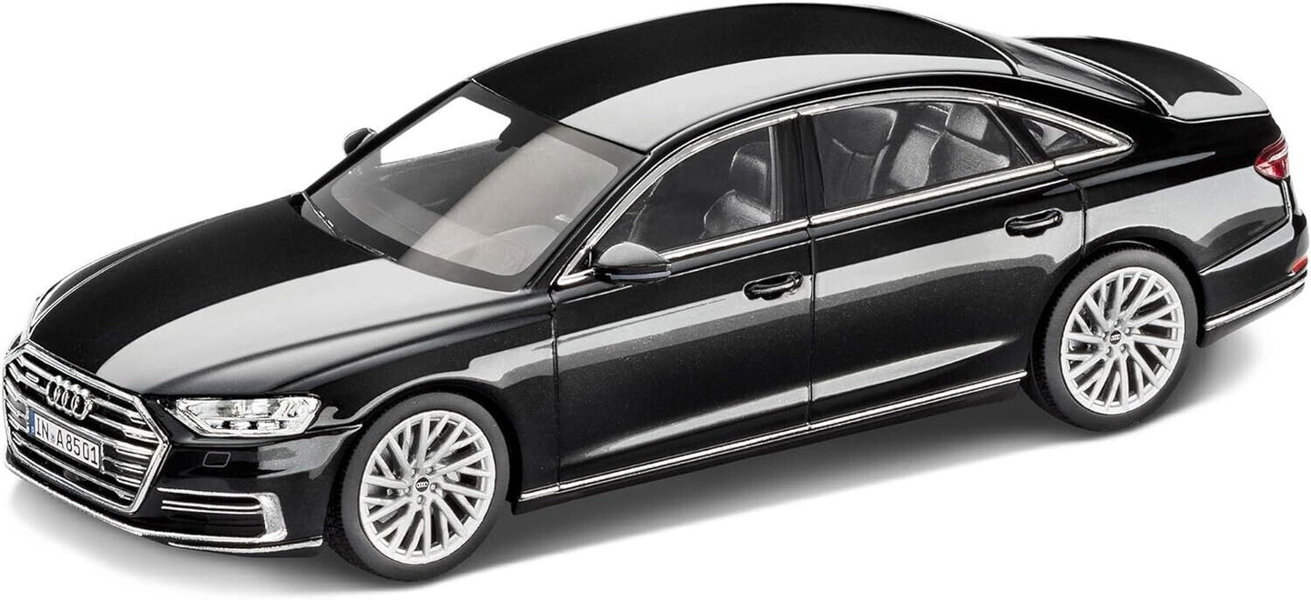 Audi A8 L Mythosschwartz Myth Black Norev 1:18 Audi Collection Usato + Box
