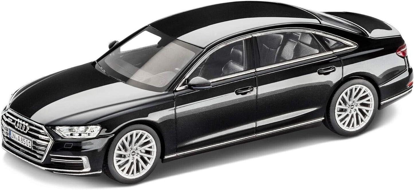 Audi A8 L Mythosschwartz Myth Black Norev 1:18 Audi Collection Usato + Box