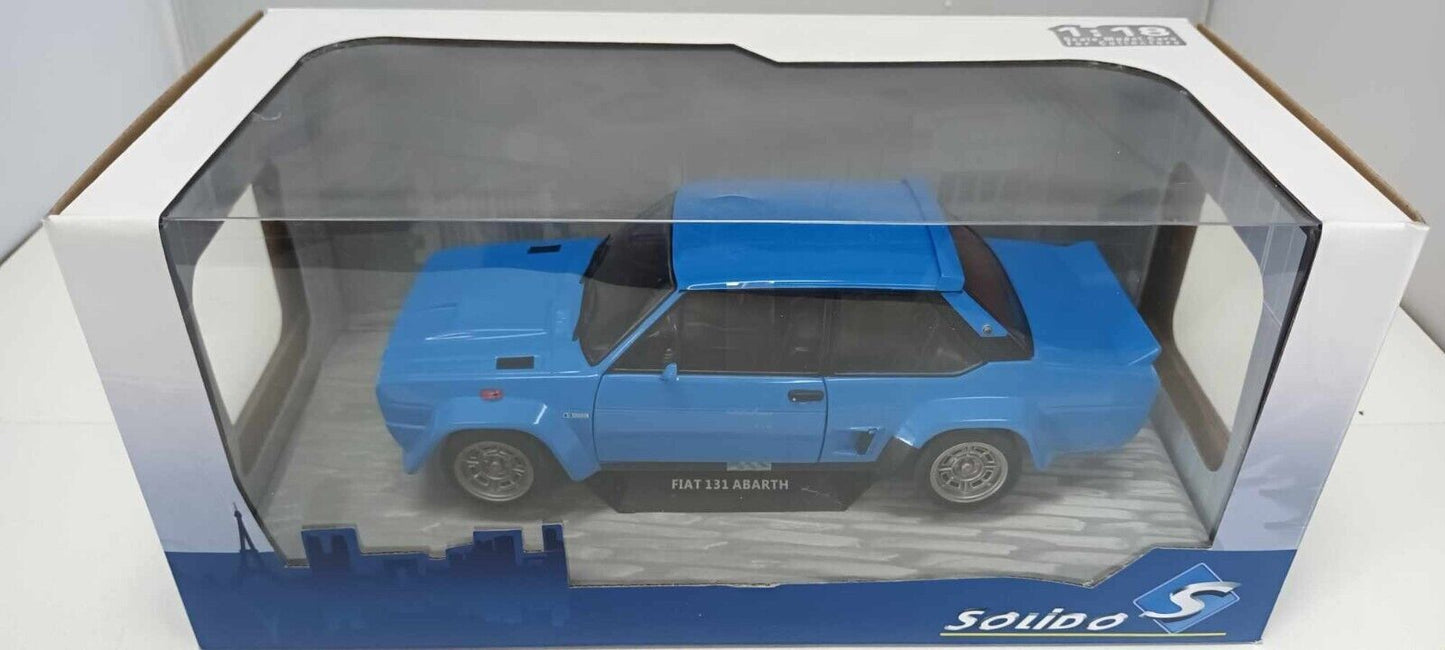 Fiat 131 Abarth Stradale 1980 Blu Blue Solido 1:18 Nuovo 1/18