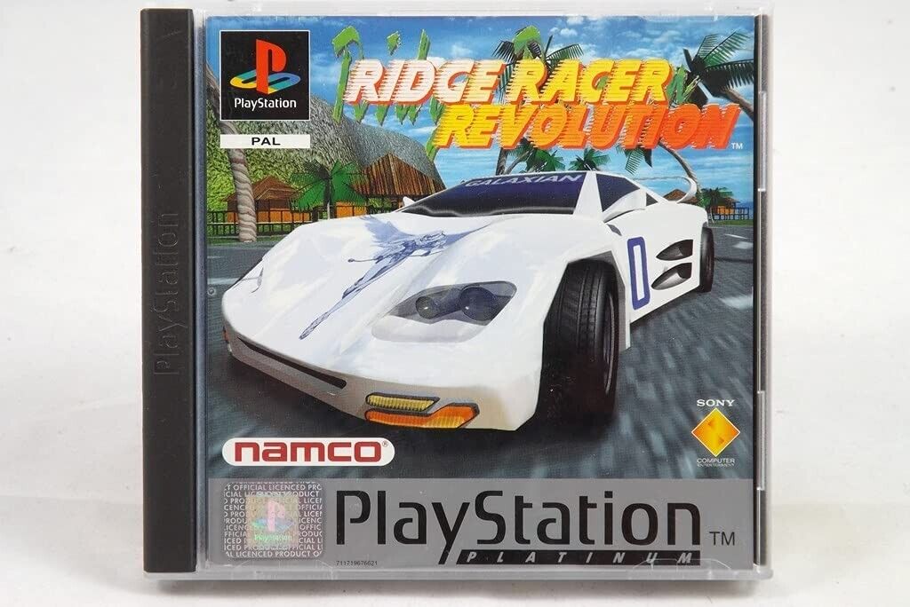 PS1 Ridge Racer Revolution Platinum Pal Ita Videogioco GM Shop