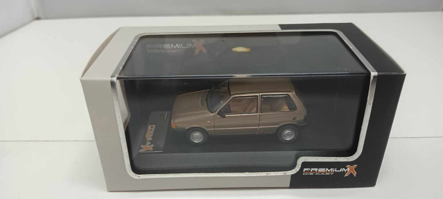 Fiat Uno 1983 Premium X Limited Edition 1:43 Champagne Usato + Teca