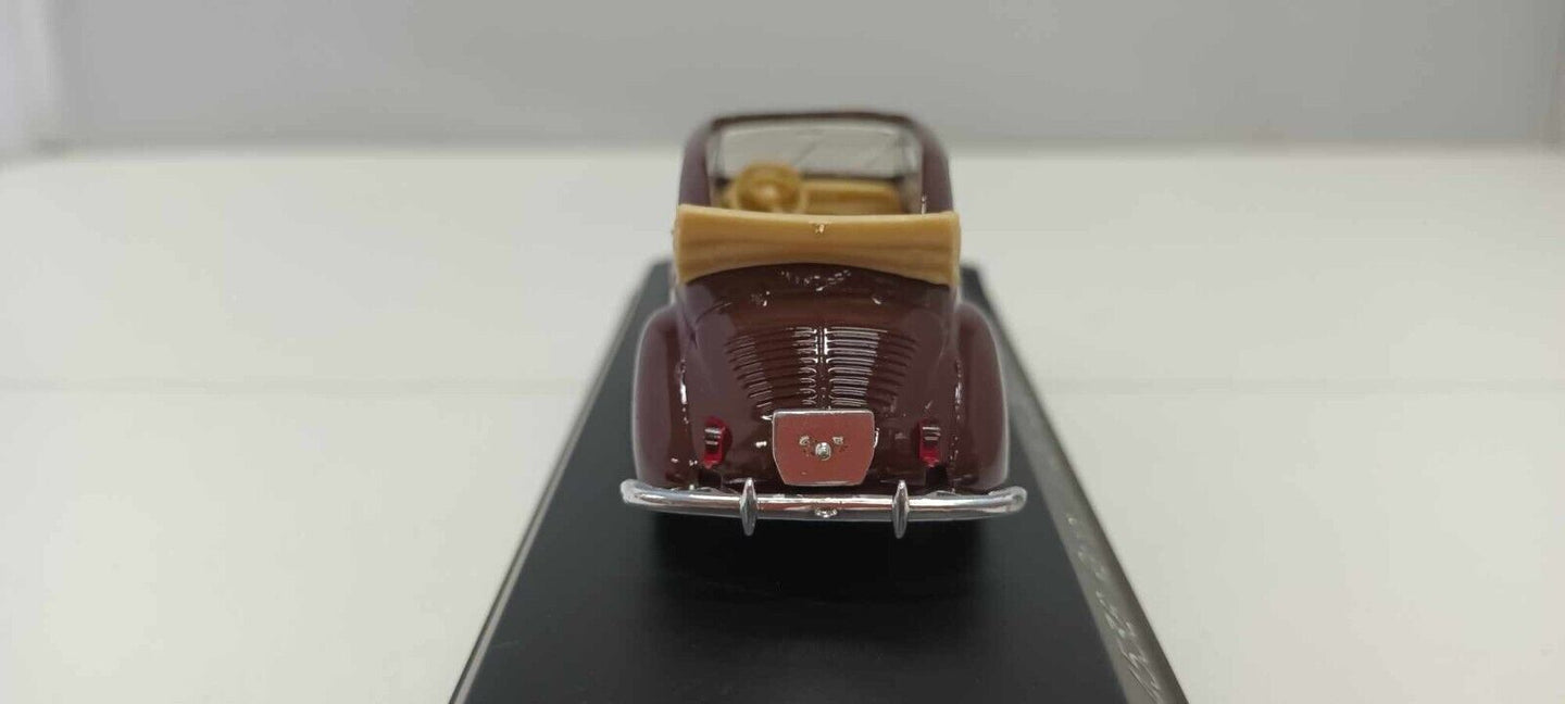 4538 Renault 4CV Decouvrable 4 CV Cabrio Solido 1:43 Miniature Usato + Teca Box
